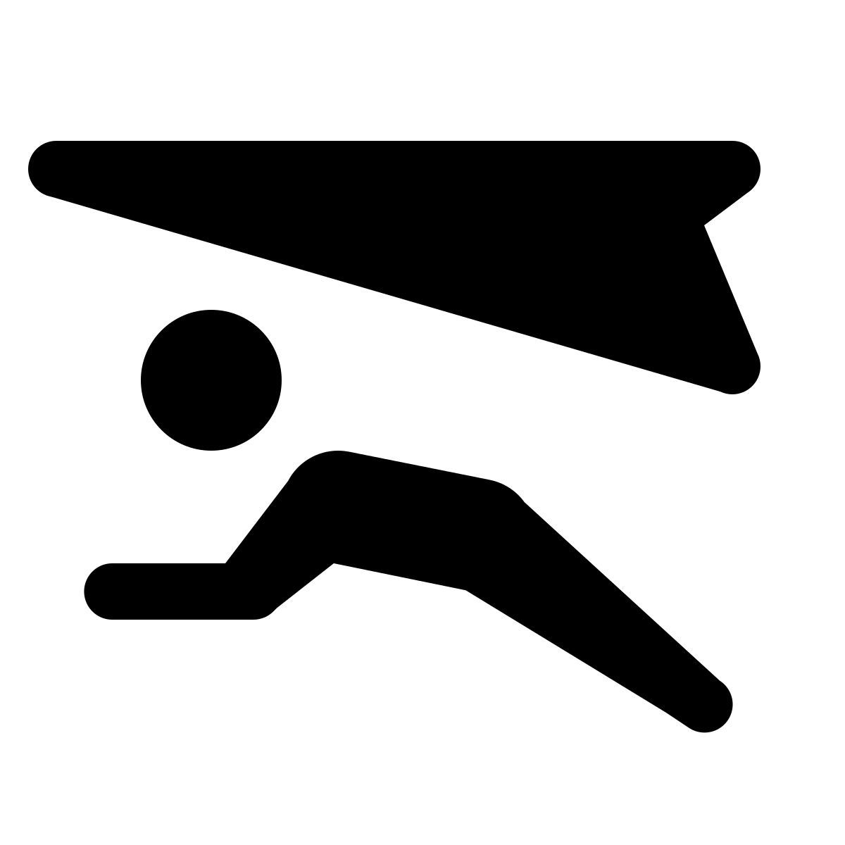 ios 17 glyph style en el aire icon