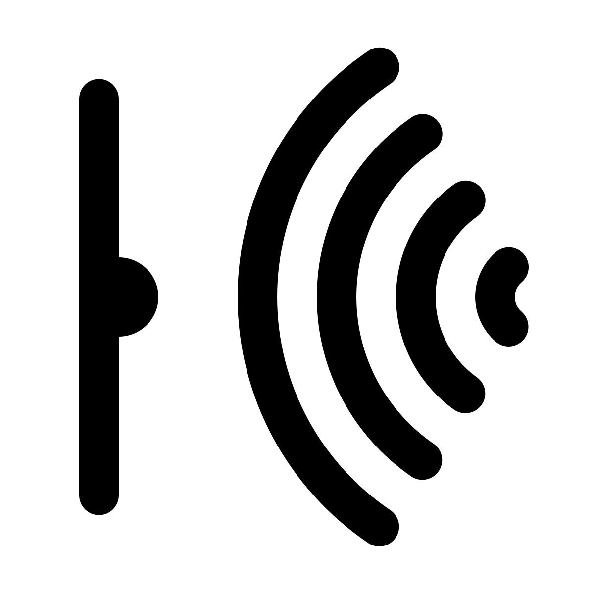 ios 17 glyph style sensor infrarojo icon