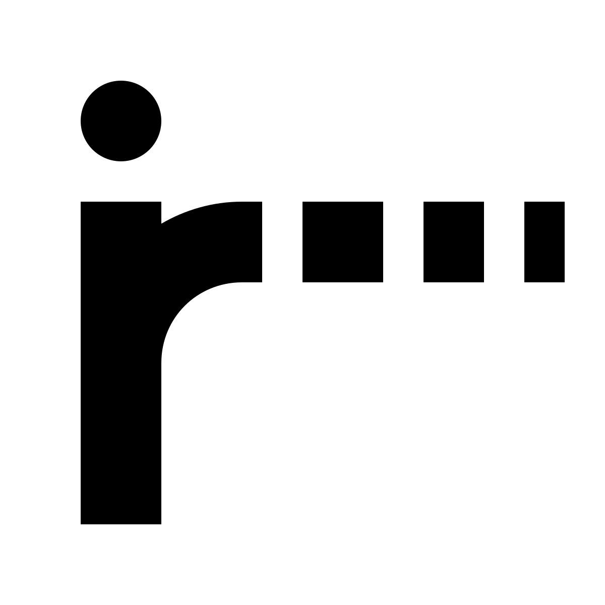 ios 17 glyph style infrarrojo icon