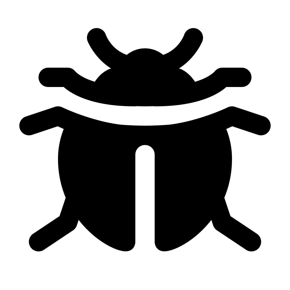 ios 17 glyph style 곤충 icon