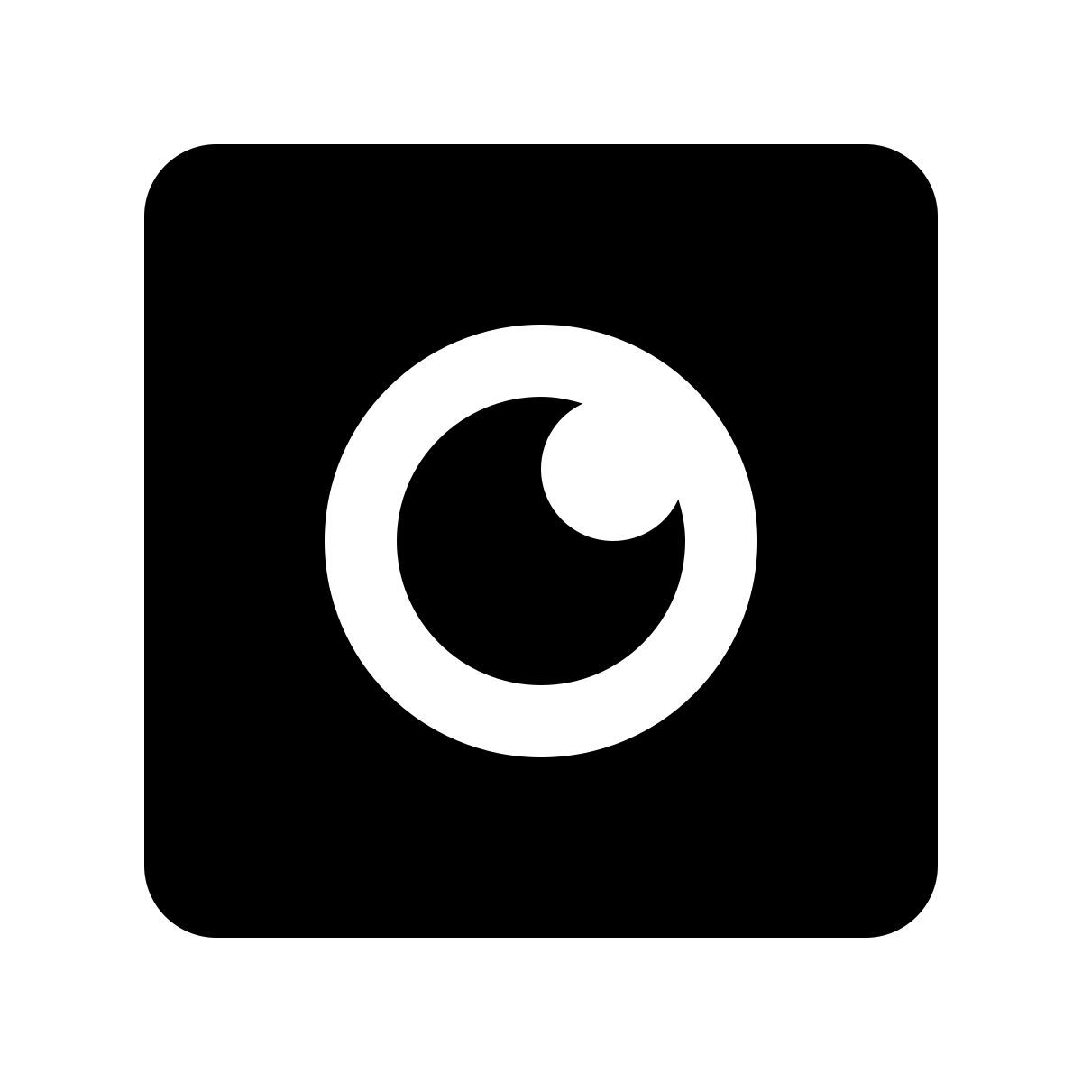 ios 17 glyph style webcam integrada icon