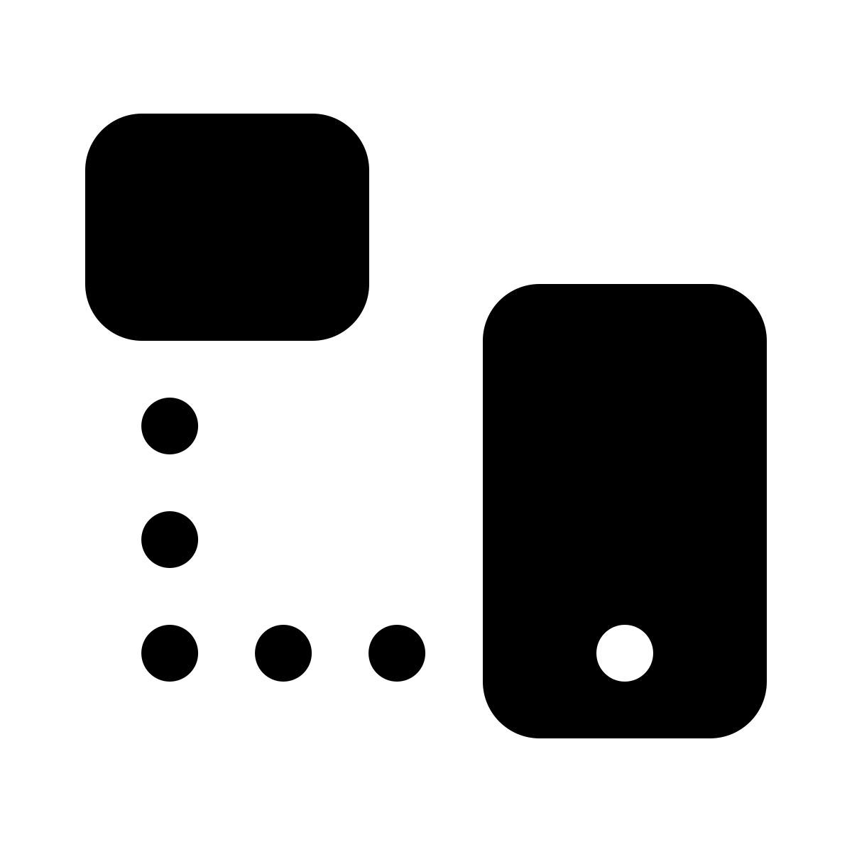 ios 17 glyph style internet de las cosas icon