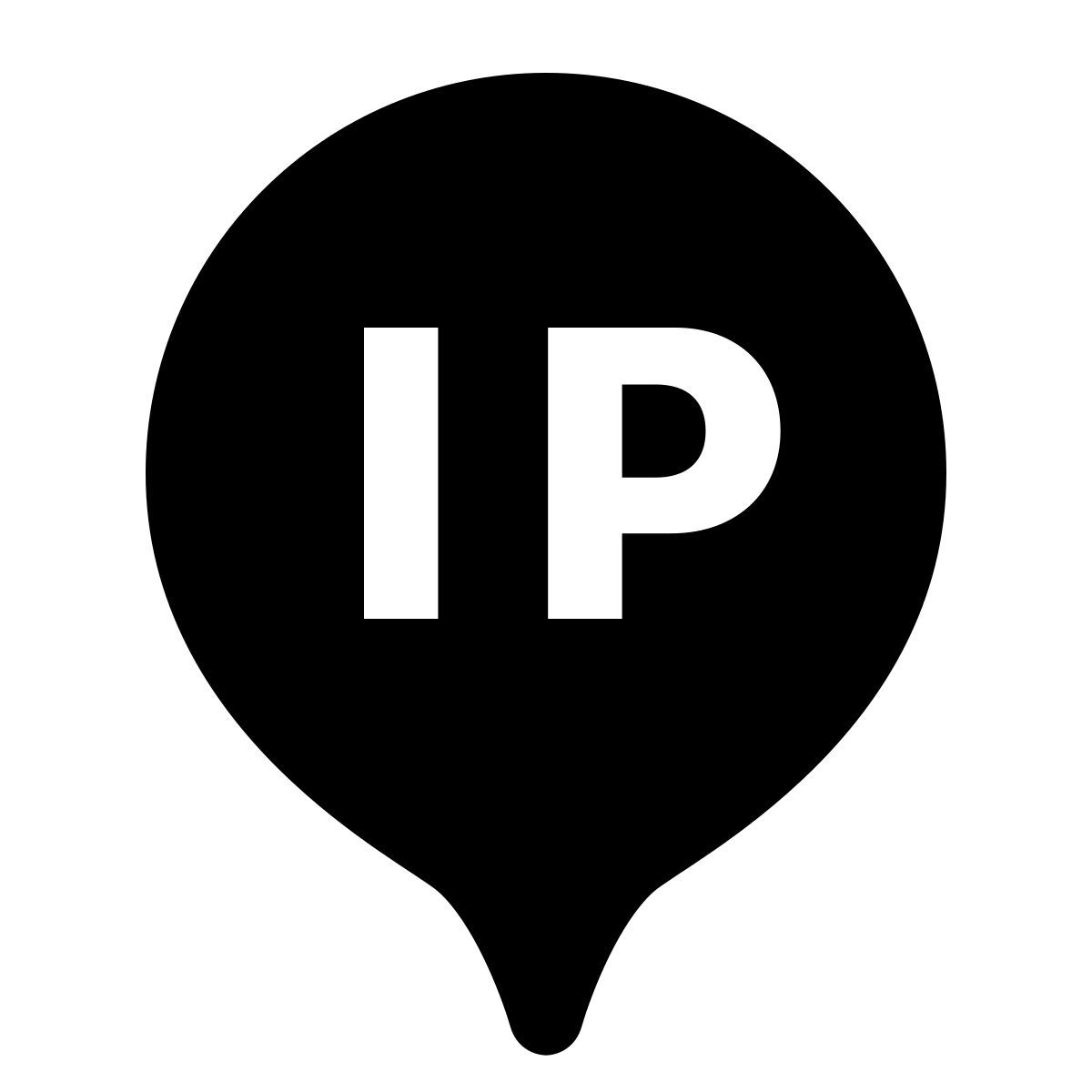 ios 17 glyph style indirizzo ip icon