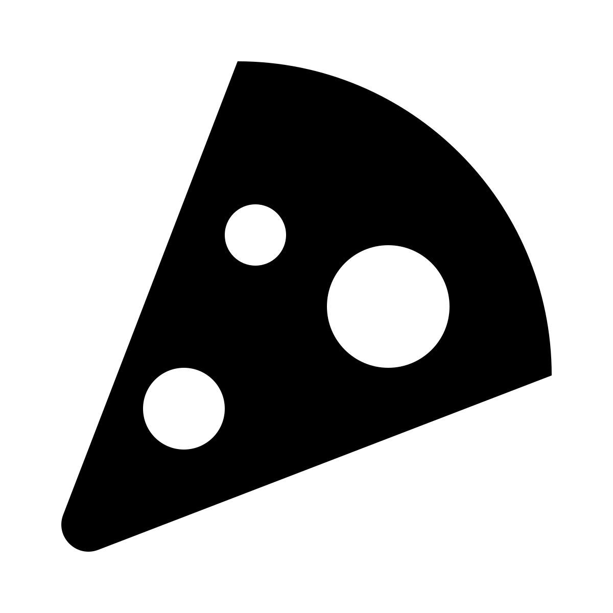 ios 17 glyph style italienische pizza icon