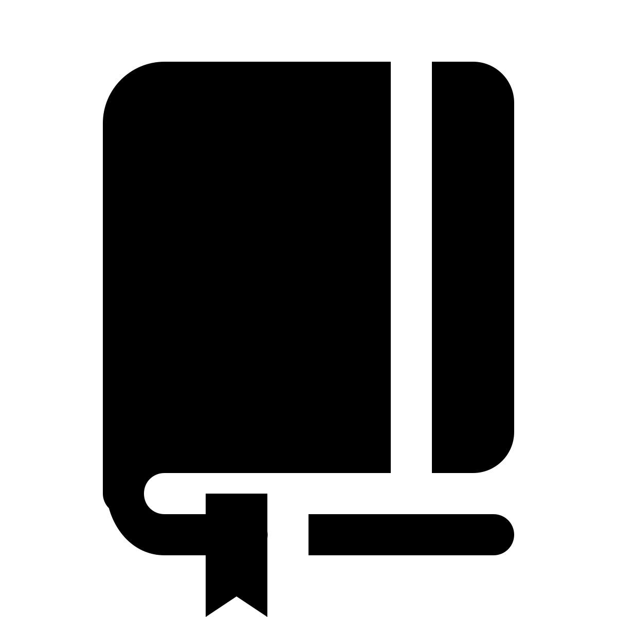 ios 17 glyph style notebook icon