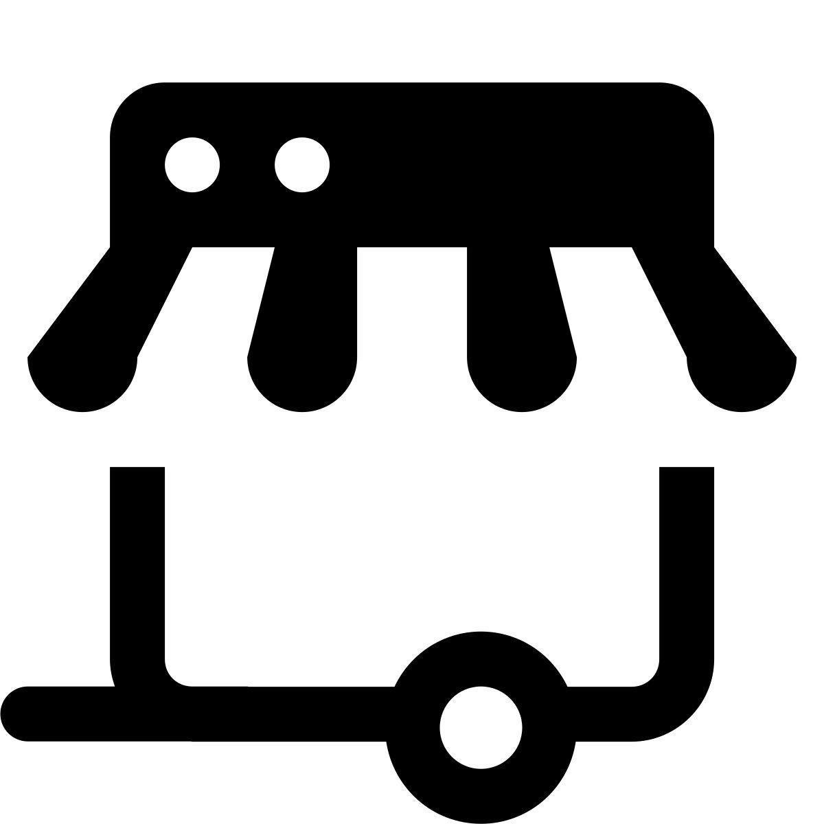 ios 17 glyph style verkäufer icon