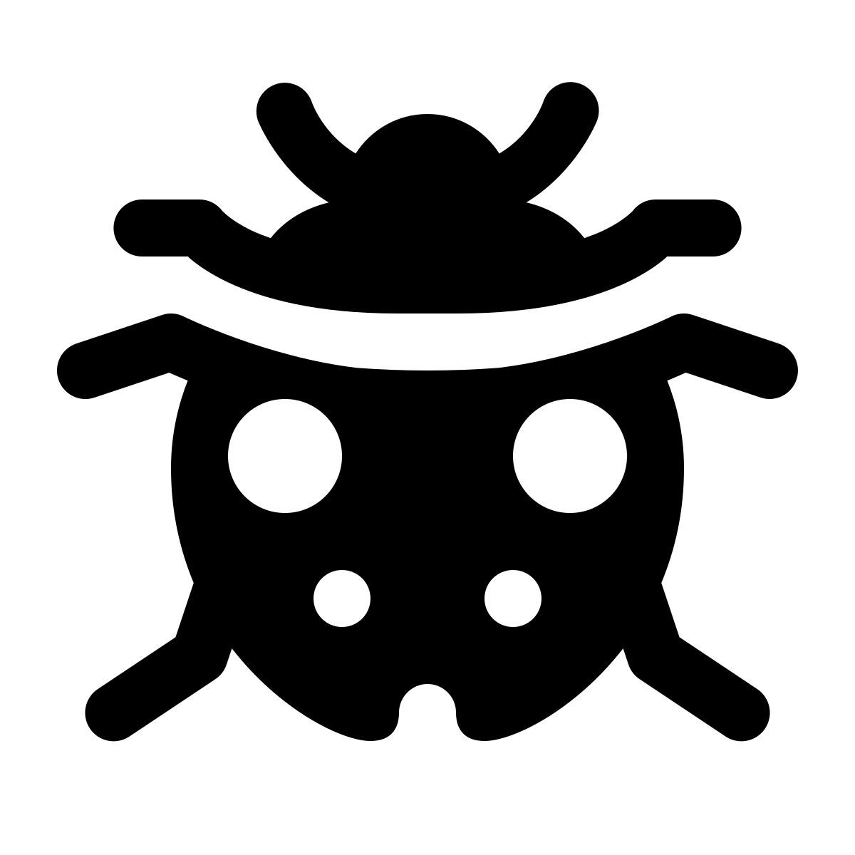 ios 17 glyph style marienkäfer icon