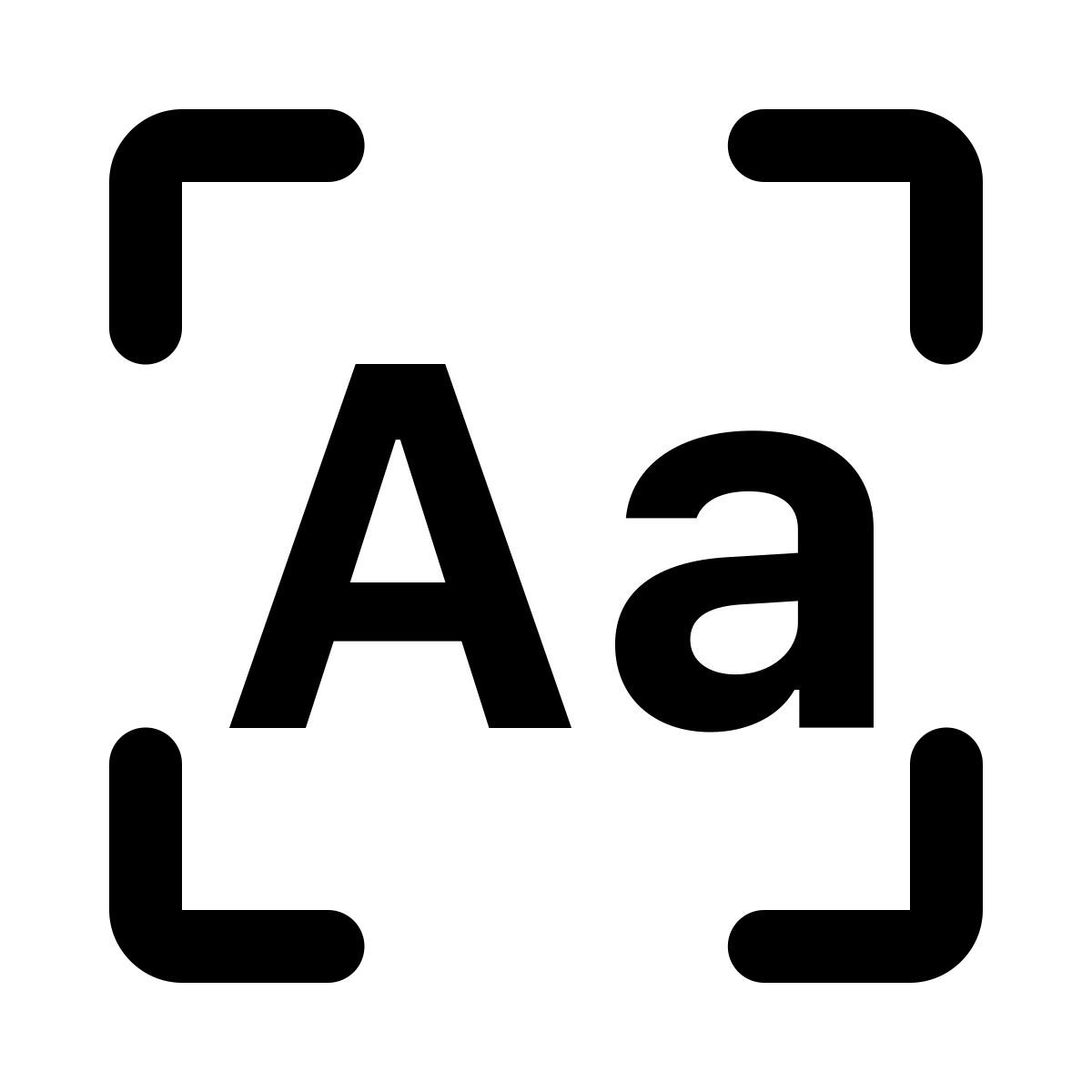 ios 17 glyph style lasso ocr icon