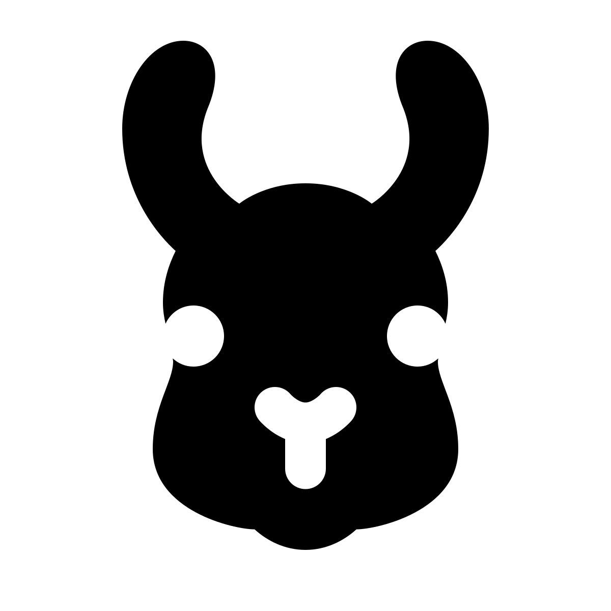 ios 17 glyph style 骆驼 icon