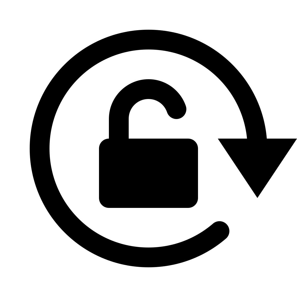 ios 17 glyph style lock orientation icon