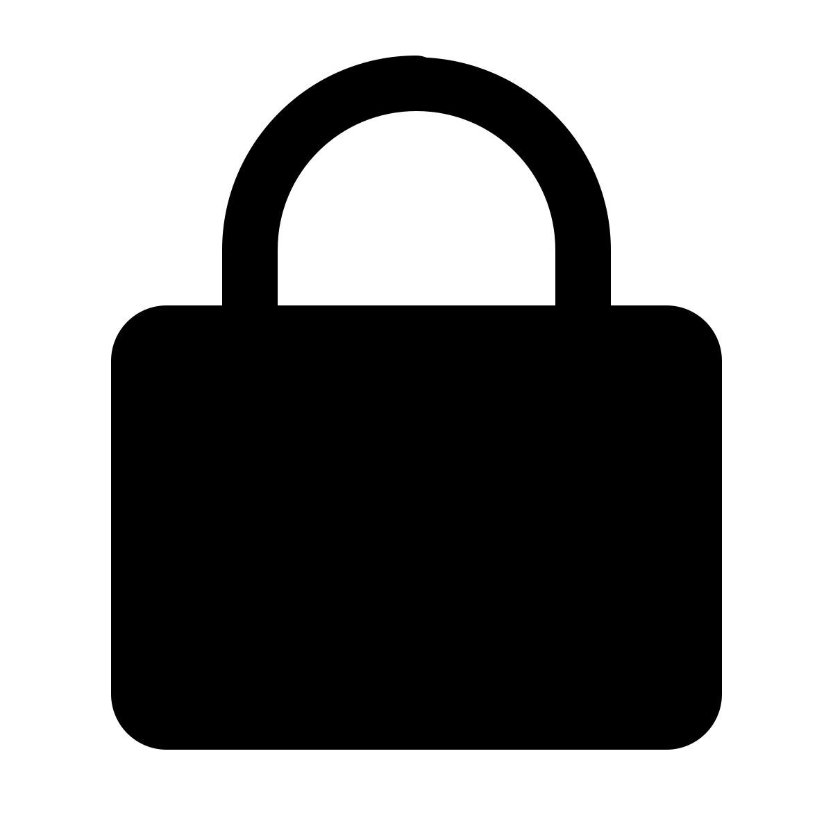 ios 17 glyph style lock icon