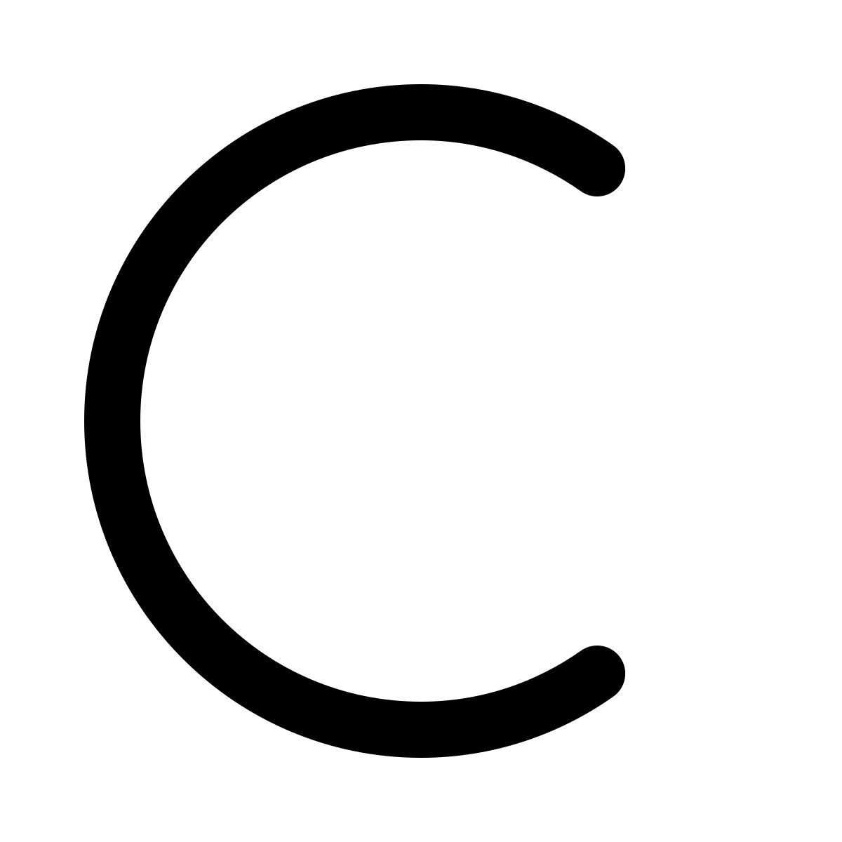 ios 17 glyph style logout rounded icon