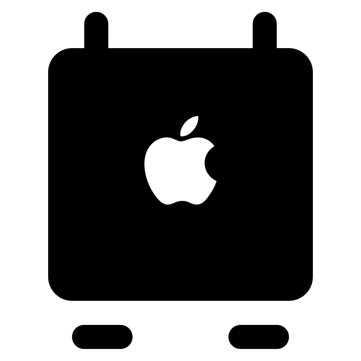 ios 17 glyph style mac pro icon