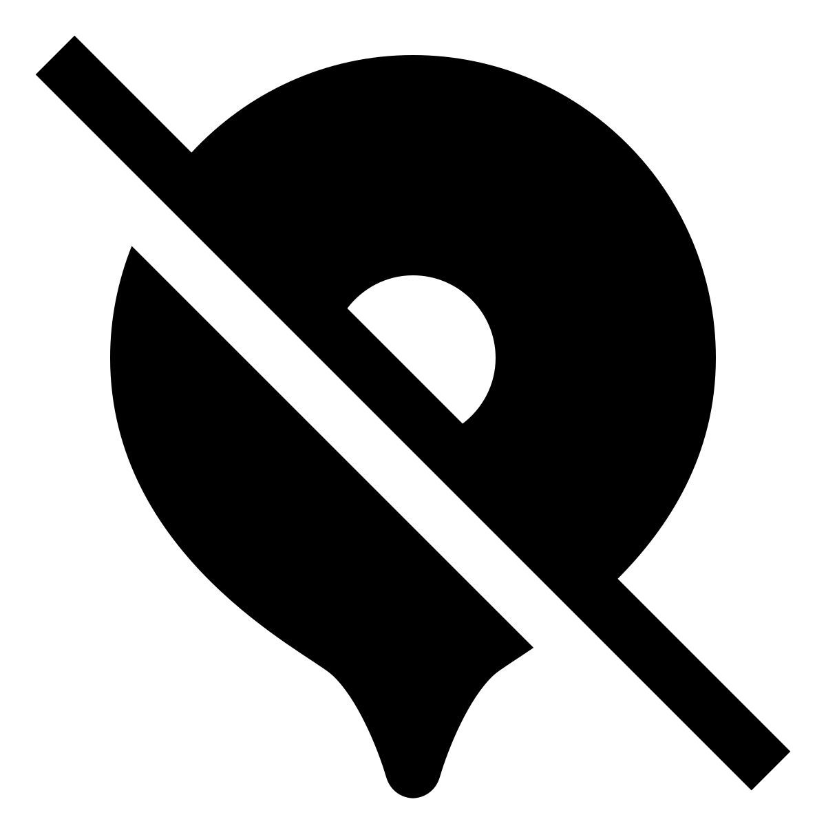 ios 17 glyph style marcatore spento icon