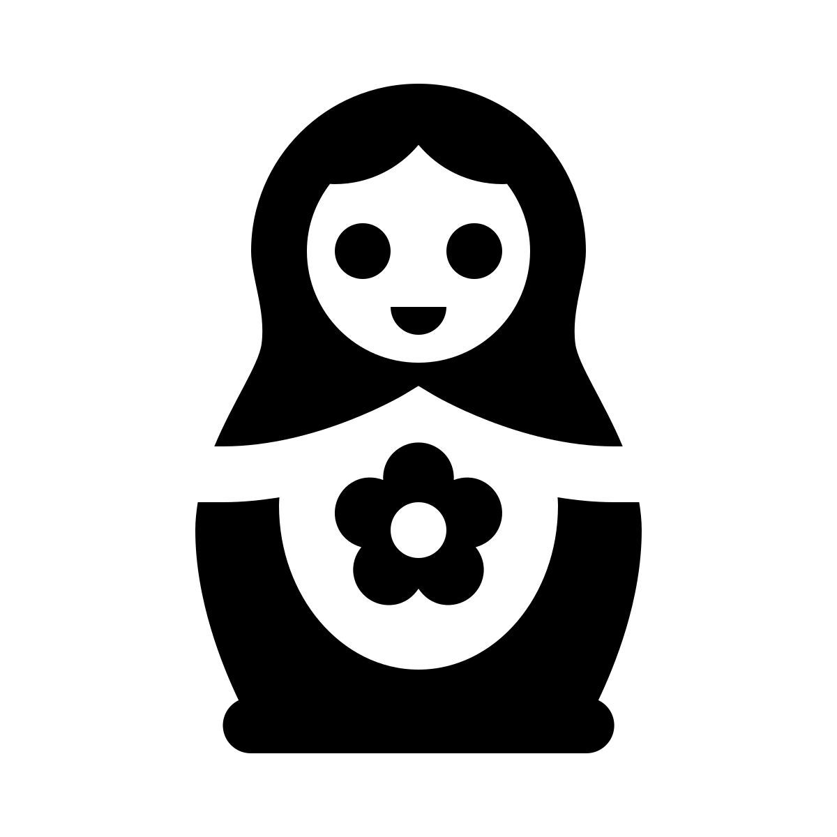 ios 17 glyph style 마트 료 icon