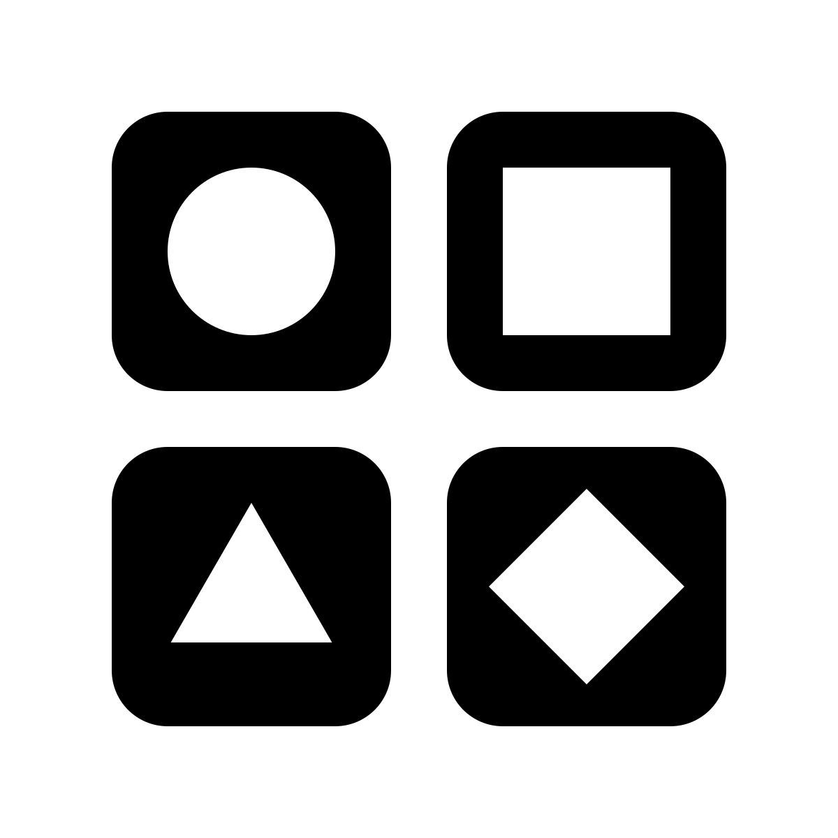 ios 17 glyph style iconos medianos icon