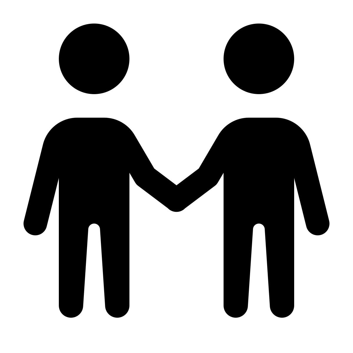 ios 17 glyph style reunión icon