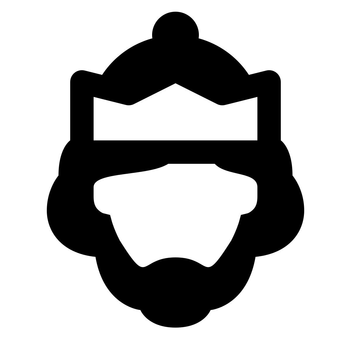 ios 17 glyph style rey mago melchor icon