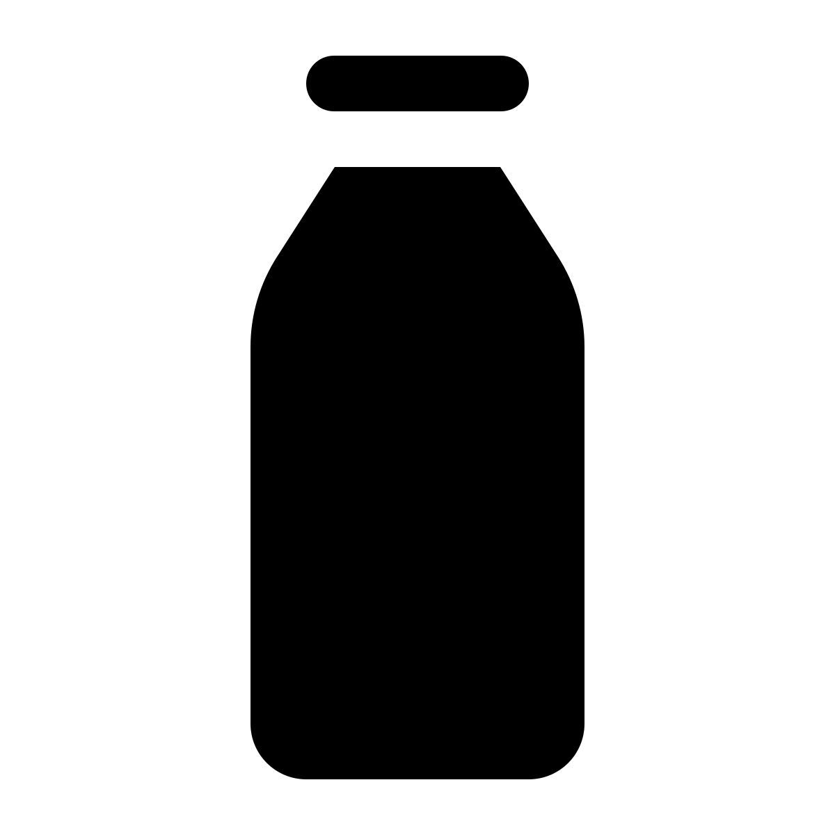 ios 17 glyph style bouteille de lait icon