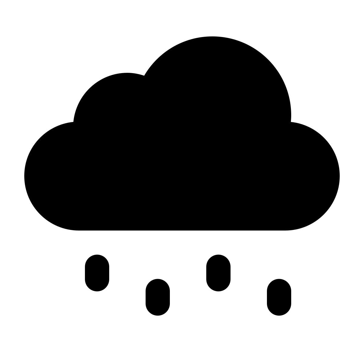 ios 17 glyph style 中雨 icon