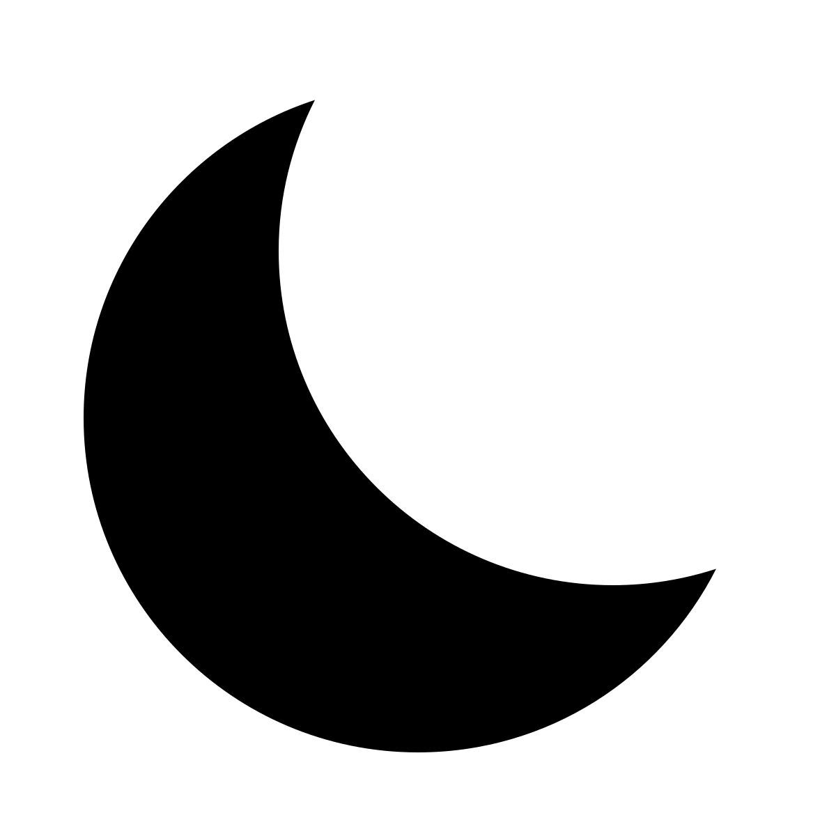 ios 17 glyph style 月亮符号 icon