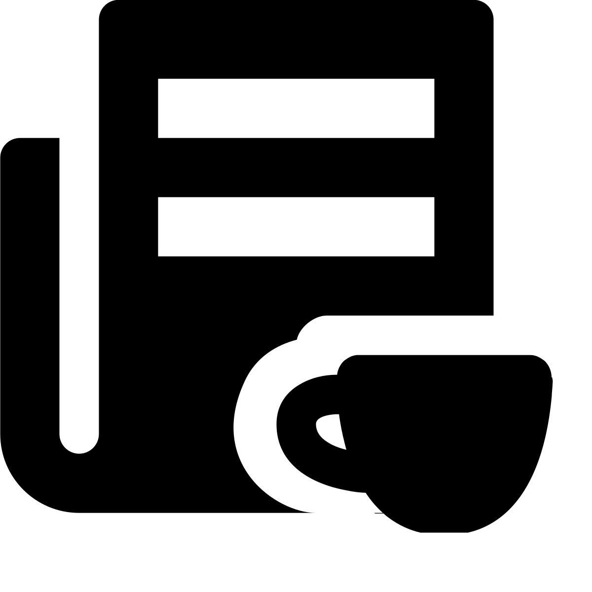 ios 17 glyph style prensa matutina icon