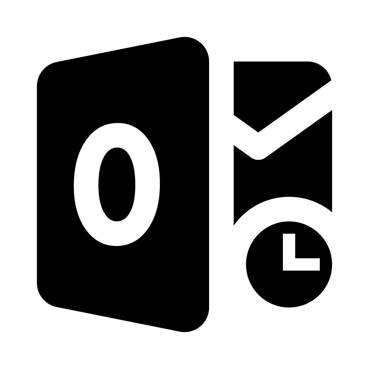 ios 17 glyph style 微软的outlook icon