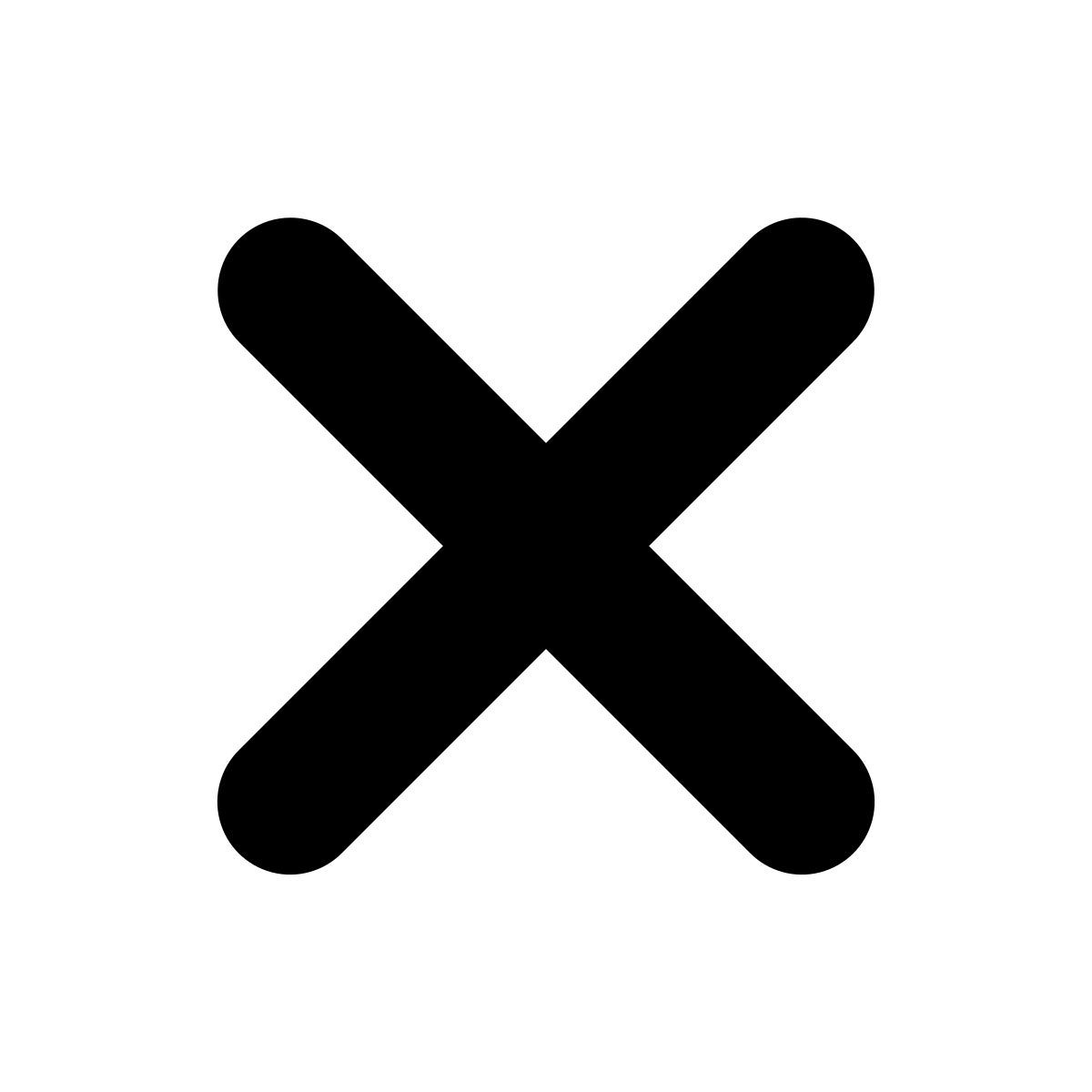 ios 17 glyph style multiply icon