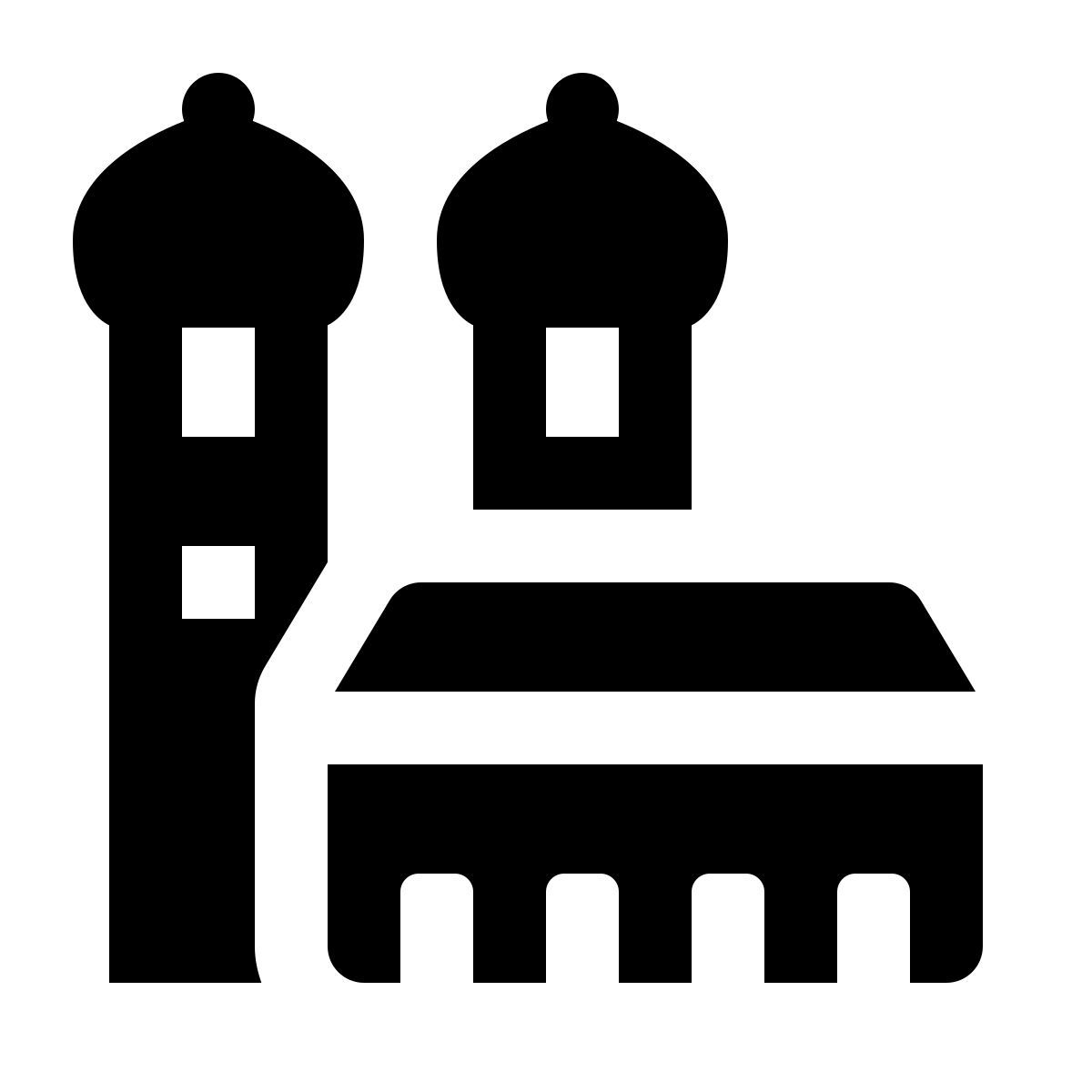 ios 17 glyph style catedral de múnich icon