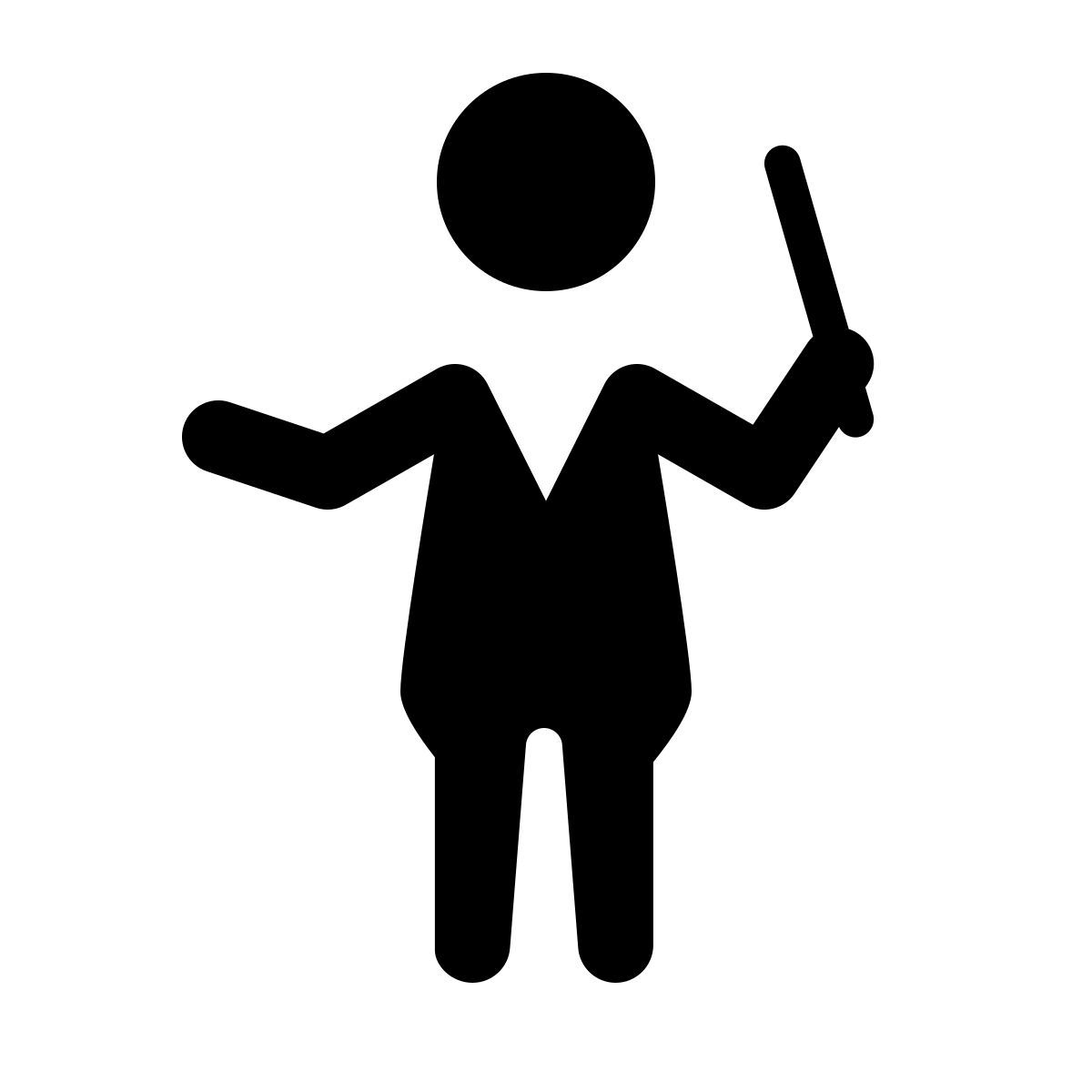 ios 17 glyph style 音乐指挥 icon