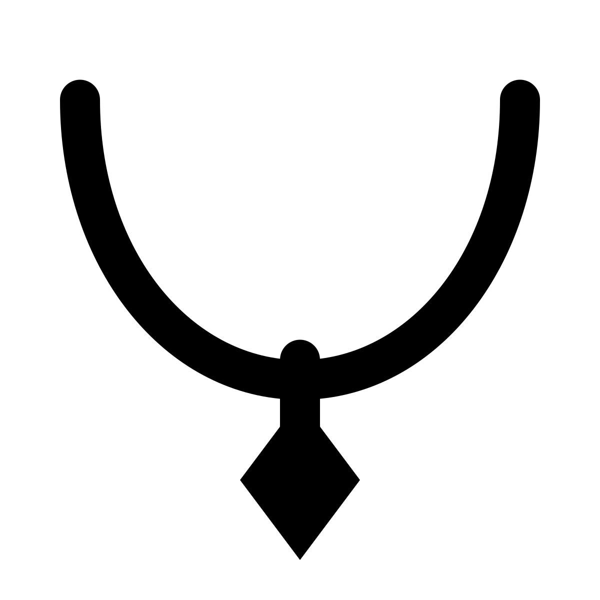 ios 17 glyph style collar icon