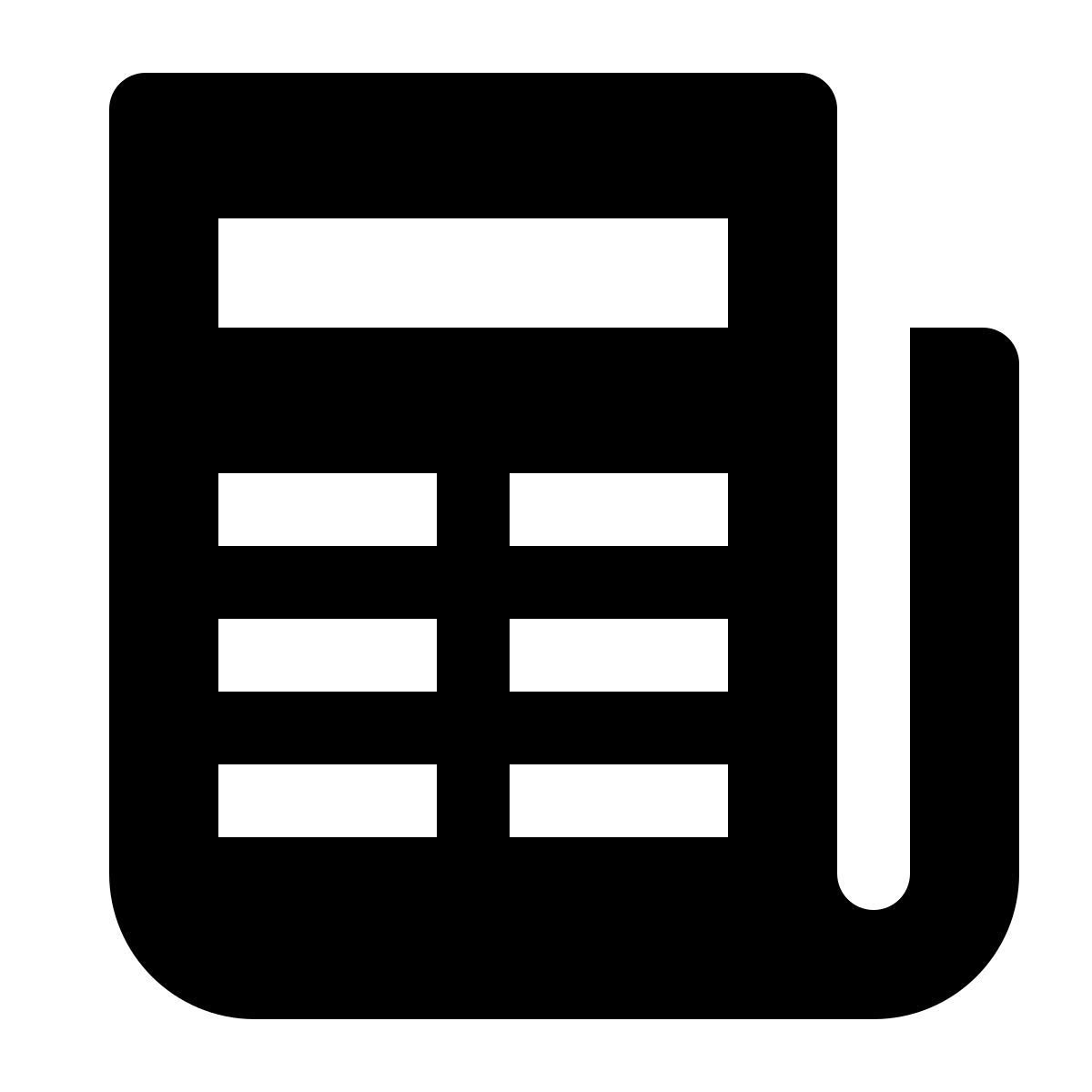 ios 17 glyph style noticias icon