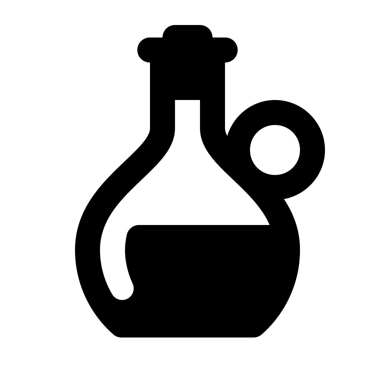 ios 17 glyph style olivenöl icon