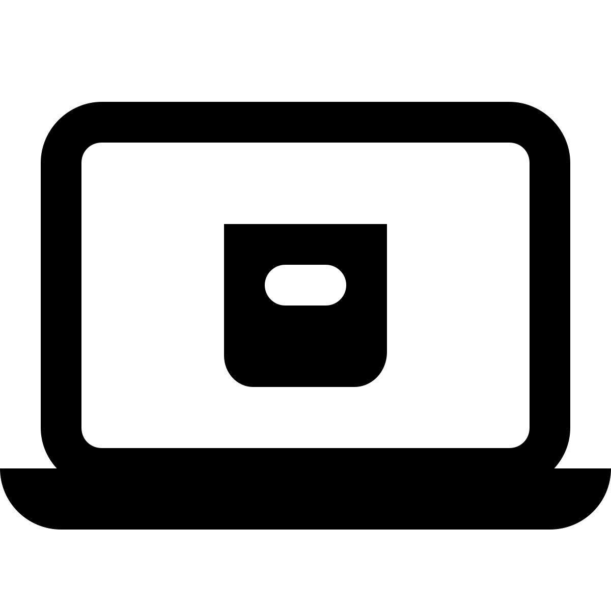 ios 17 glyph style seguimiento de paquetes en línea icon