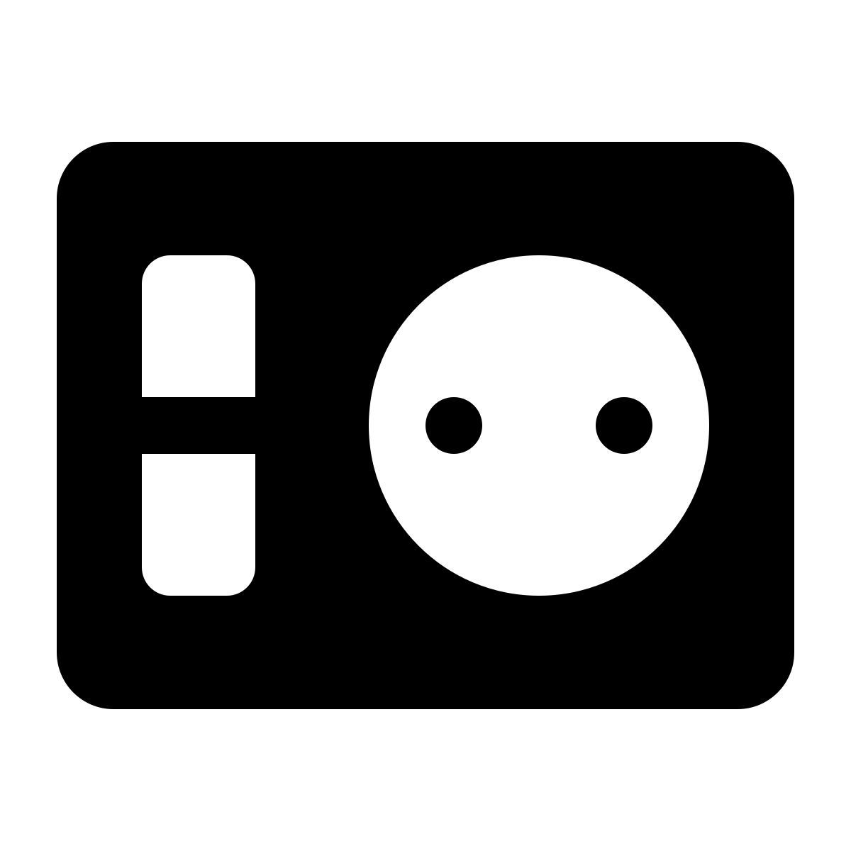 ios 17 glyph style steckdosenschalter icon