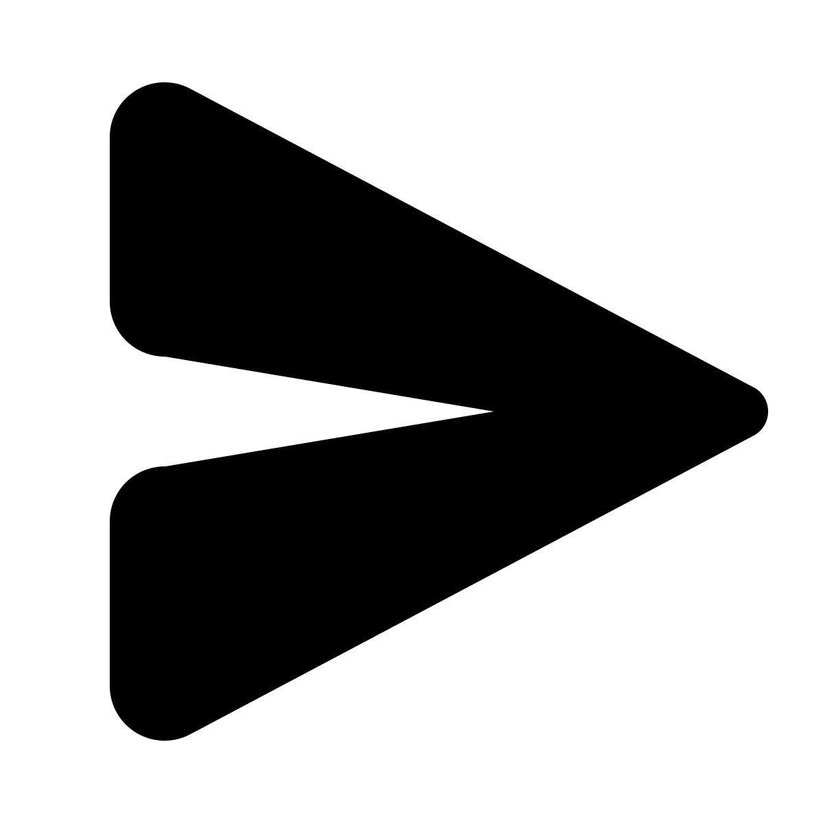 ios 17 glyph style enviar icon