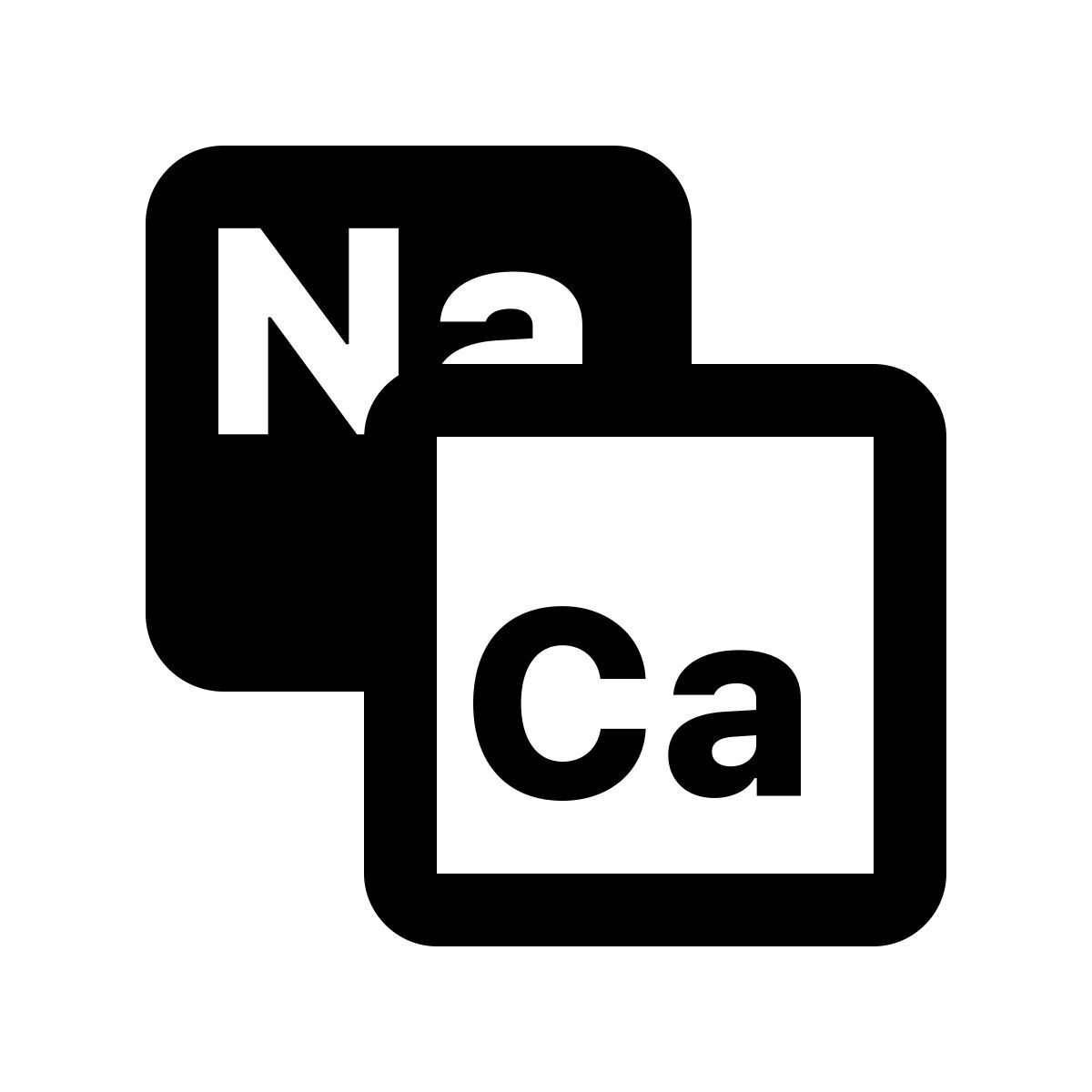 ios 17 glyph style tabla periodica de los elementos icon