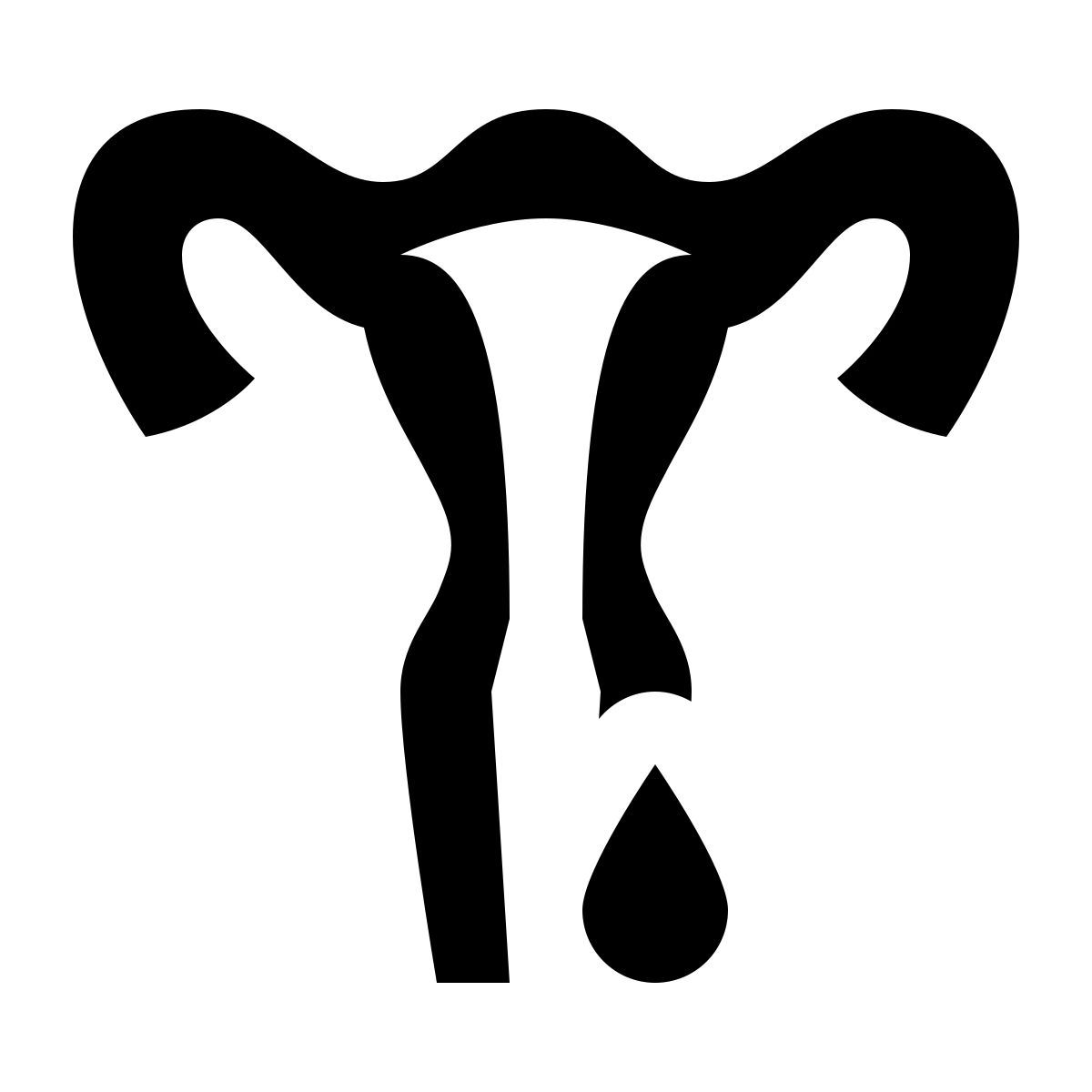 ios 17 glyph style 月经 icon