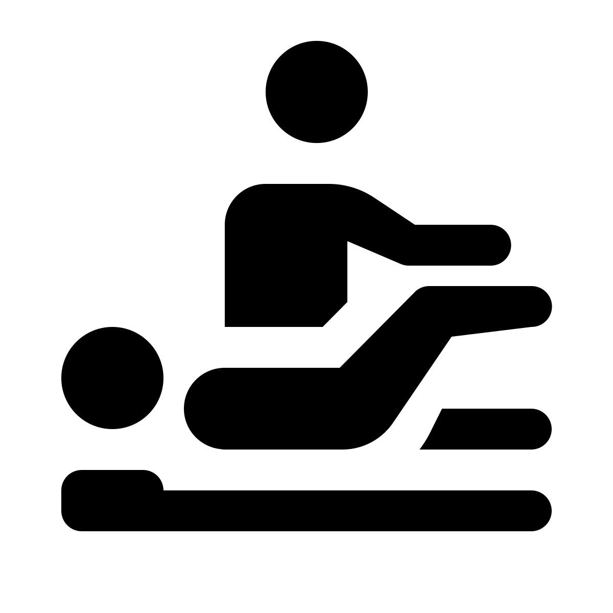 ios 17 glyph style 物理疗法 icon
