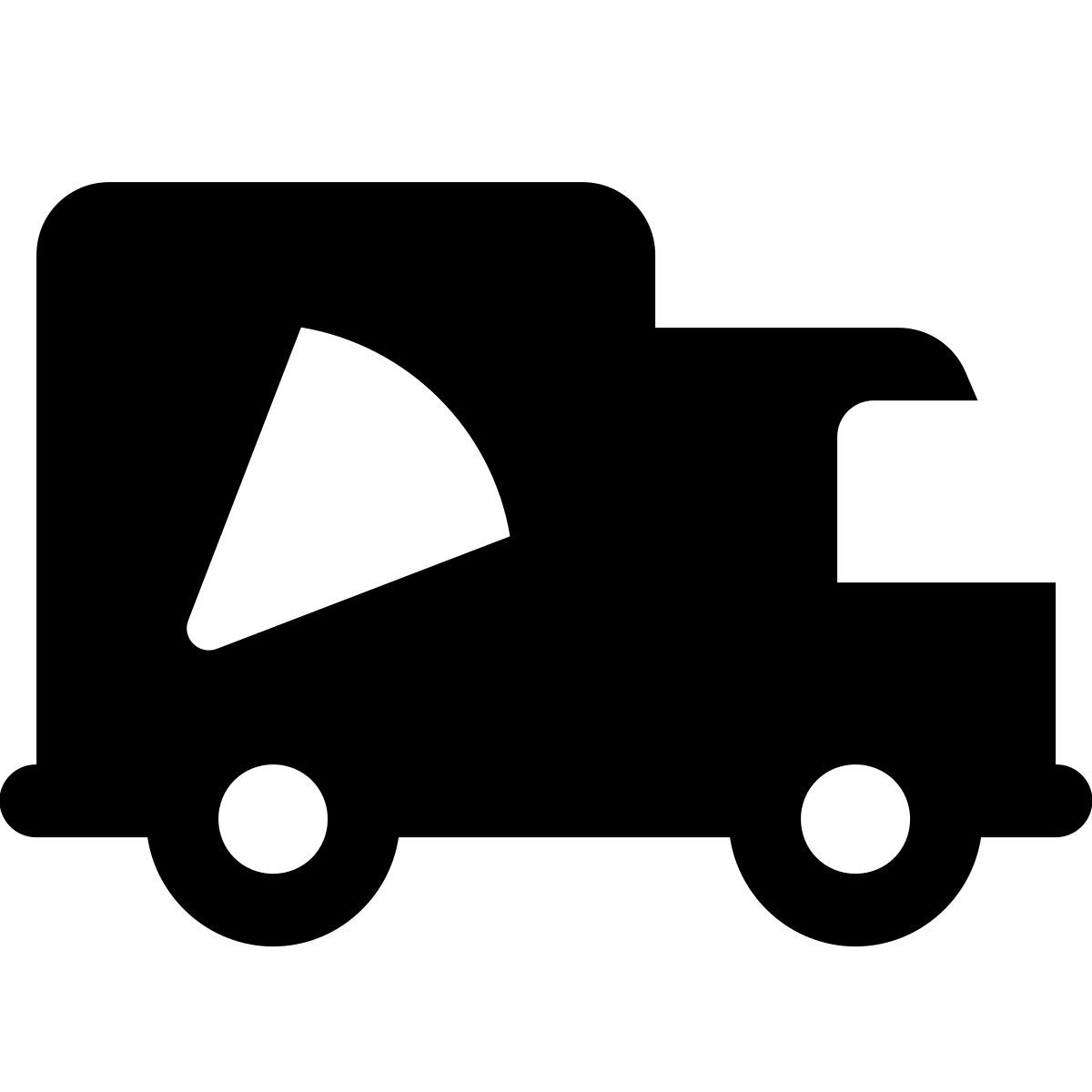 ios 17 glyph style 披萨递送 icon