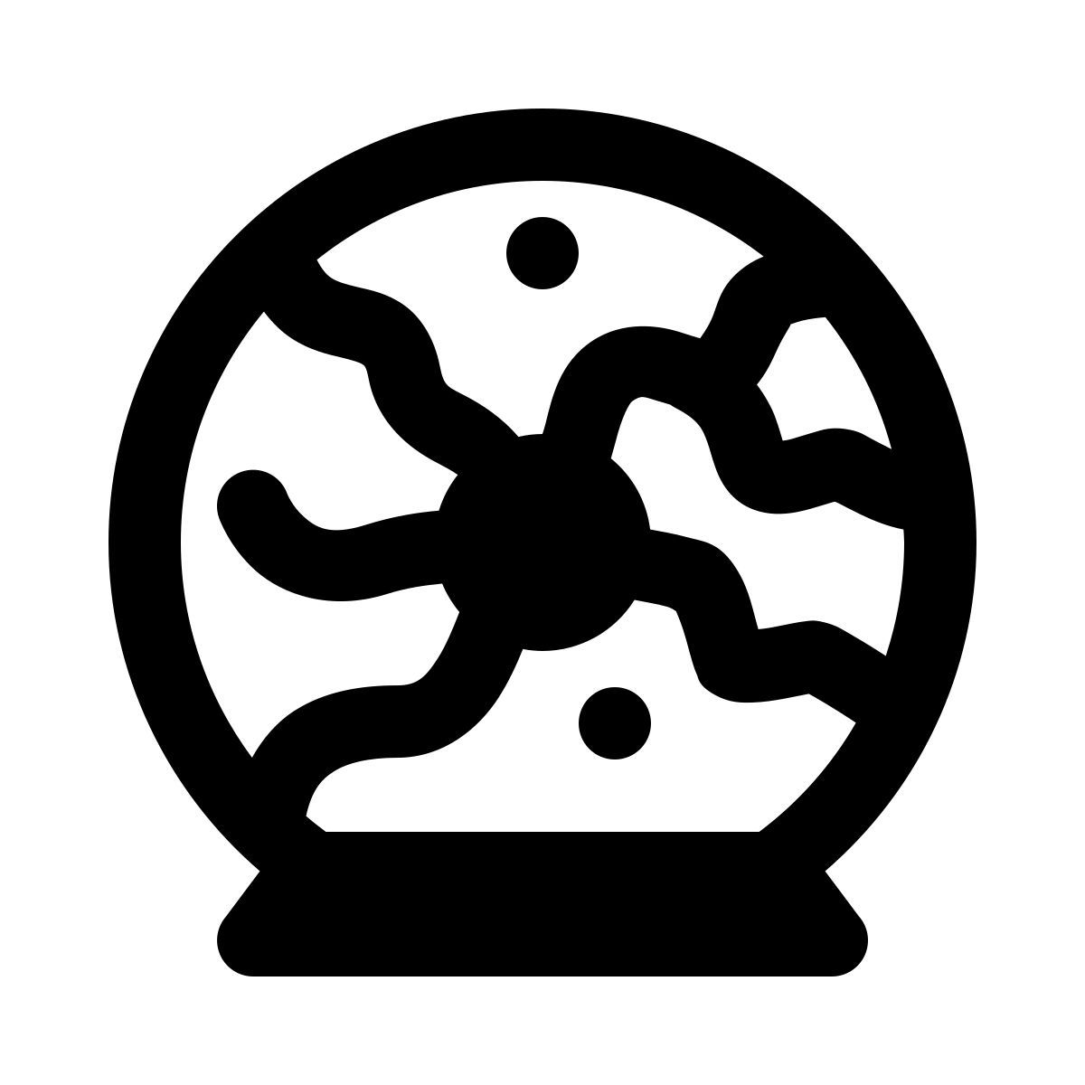 ios 17 glyph style 等离子球 icon