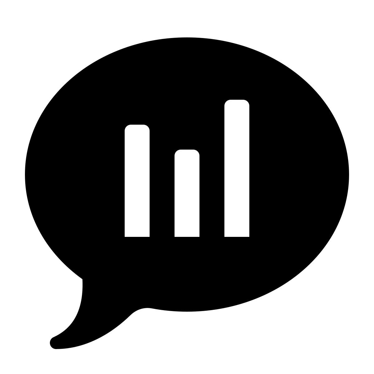 ios 17 glyph style tema de encuesta icon