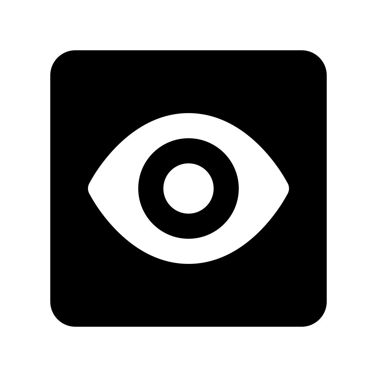 ios 17 glyph style panel de vista previa icon