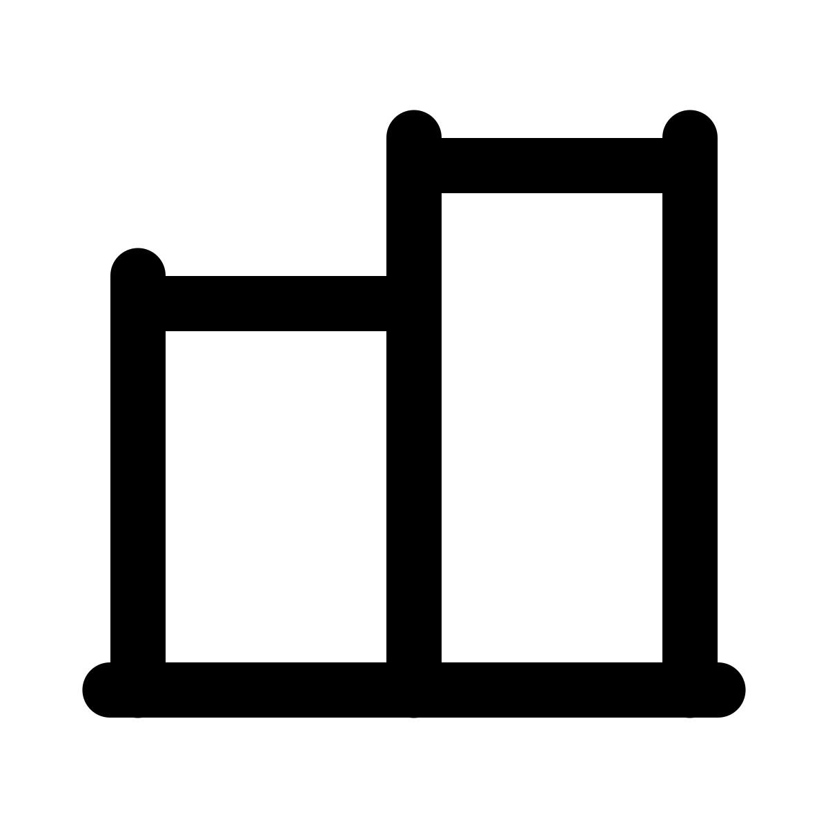 ios 17 glyph style barre de traction icon