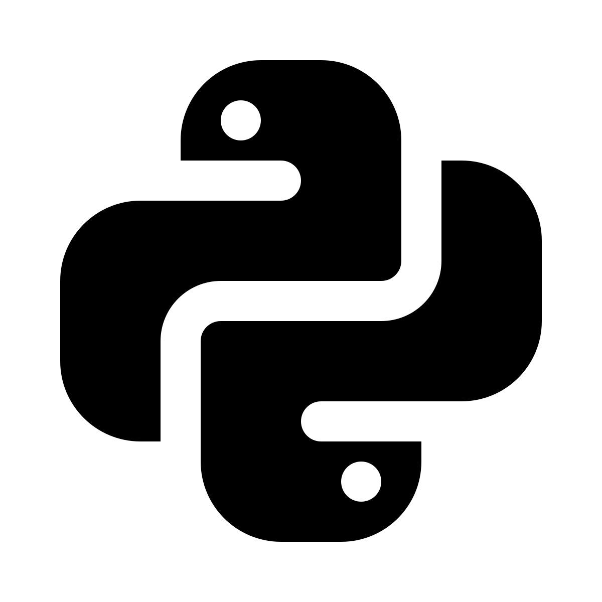 ios 17 glyph style 파이썬 icon