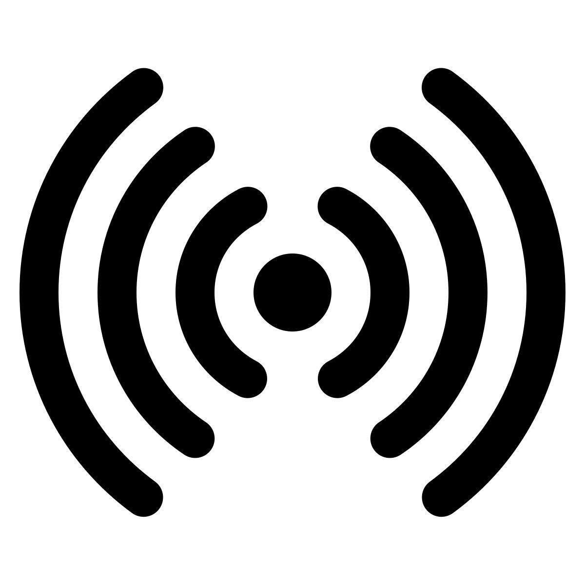 ios 17 glyph style radiowellen icon