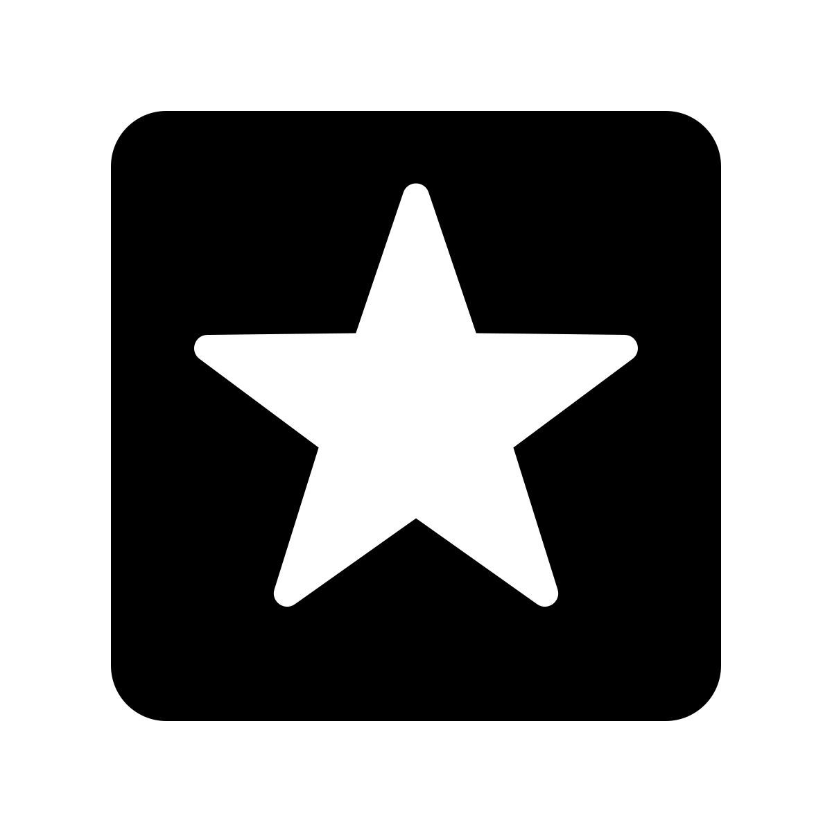 ios 17 glyph style 评分 icon