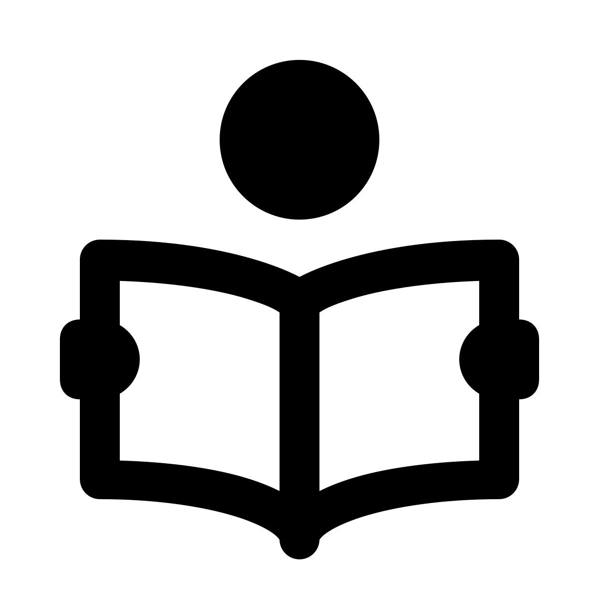 ios 17 glyph style estudiar icon