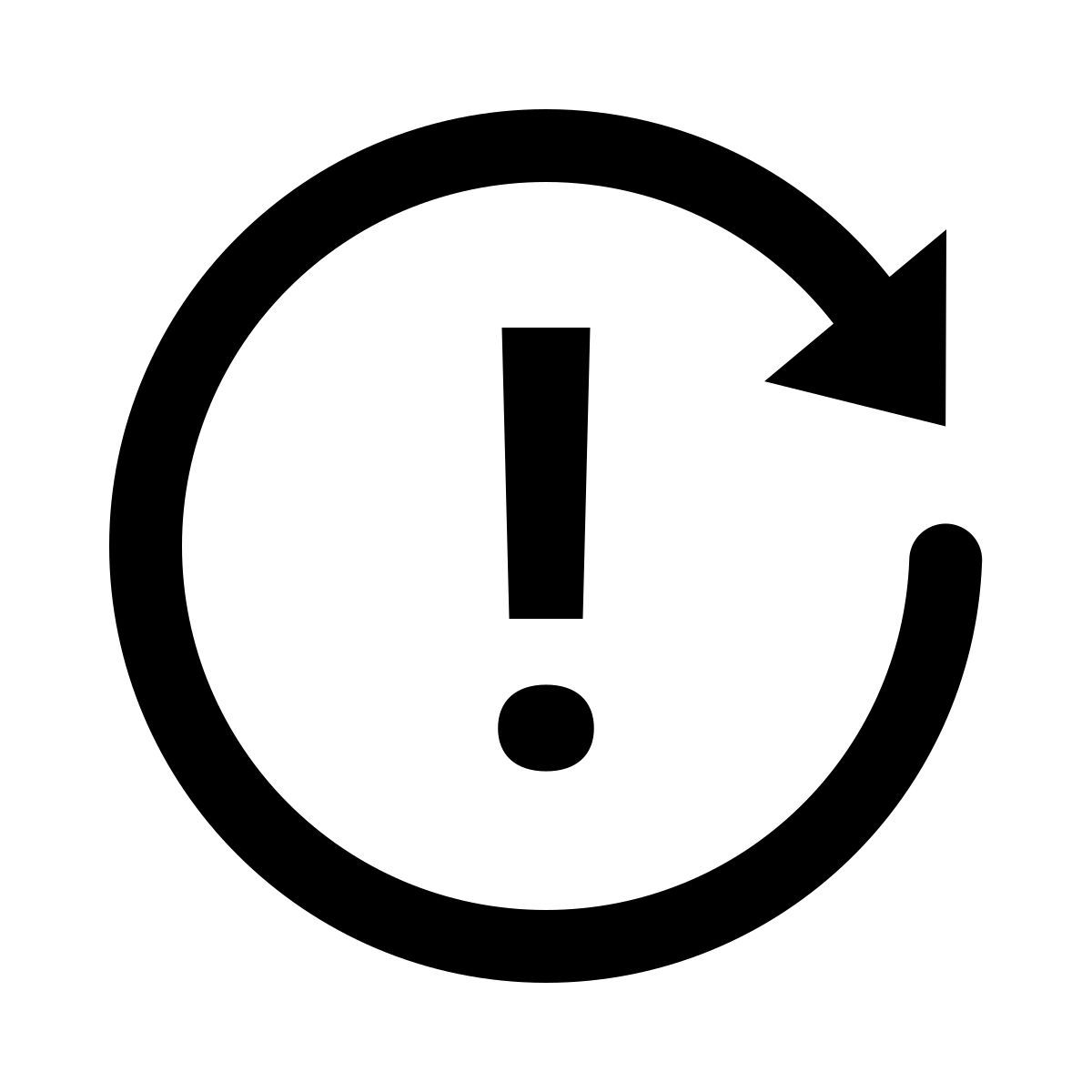 ios 17 glyph style exceção de compromisso recorrente icon