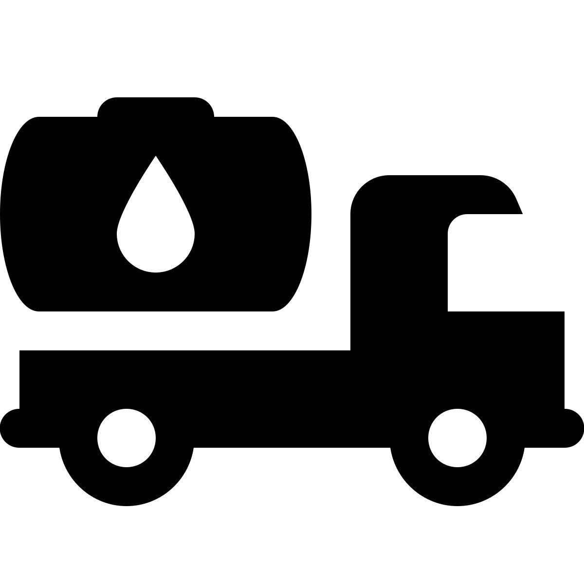 ios 17 glyph style depósito de combustible icon